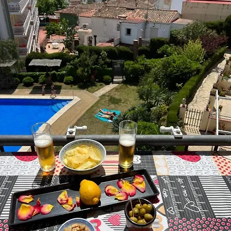 El Balcon De La Chus 아파트 료렛 드 마르